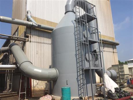 Hệ thống xử lý khí thải bằng phương pháp Cyclon ướt